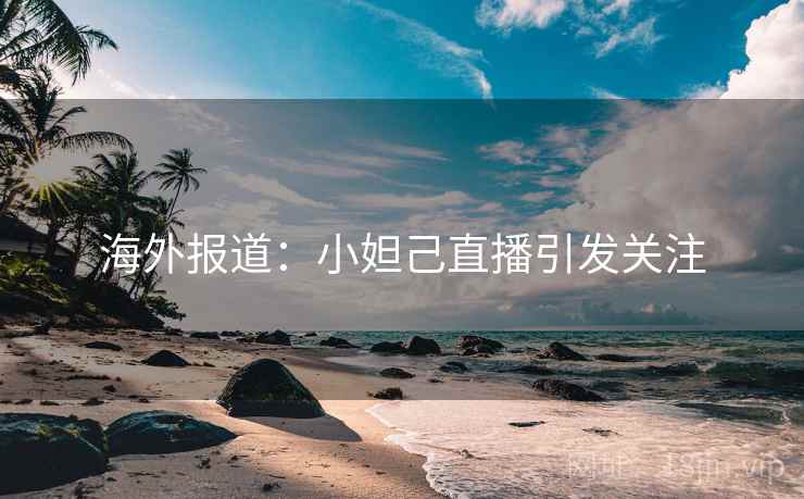 海外报道:小妲己直播引发关注 海外报道:小妲己直播引发关注